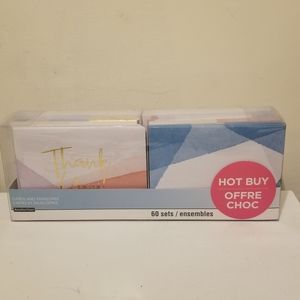 Thank you card 60 sets